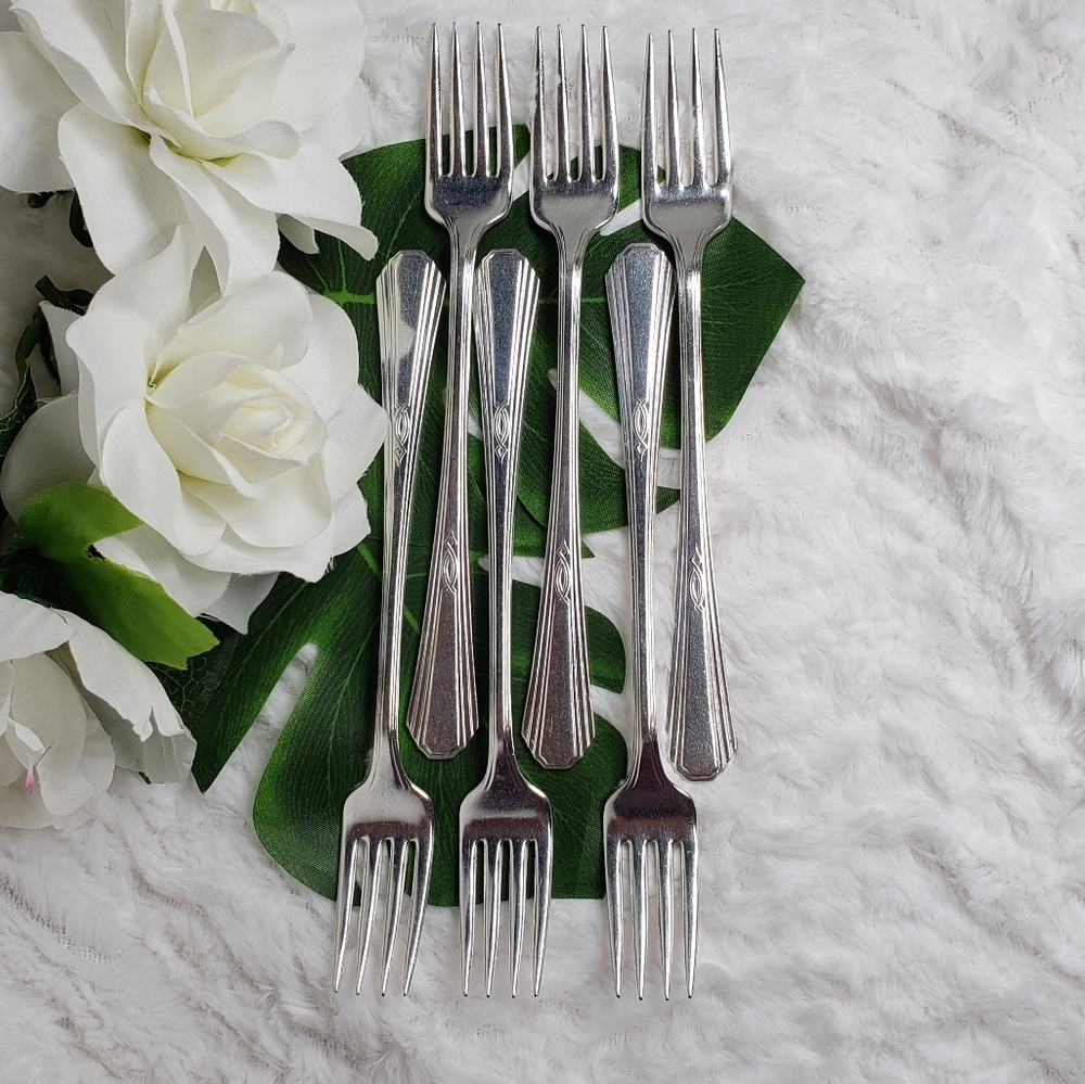 Luncheon Forks Wm Rogers & Son AA